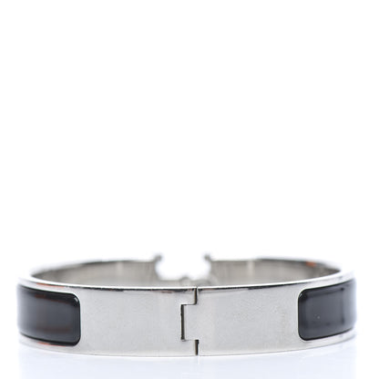 Hermes Enamel Narrow Clic Clac H Bracelet PM Black 3 of 6