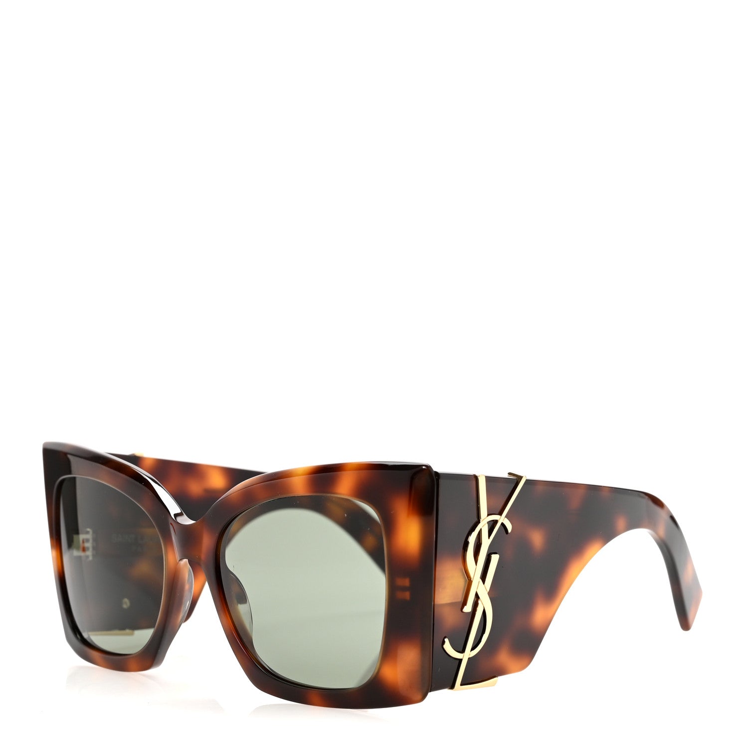 Saint Laurent Acetate Blaze Sunglasses SL M119 Tortoise 1 of 16
