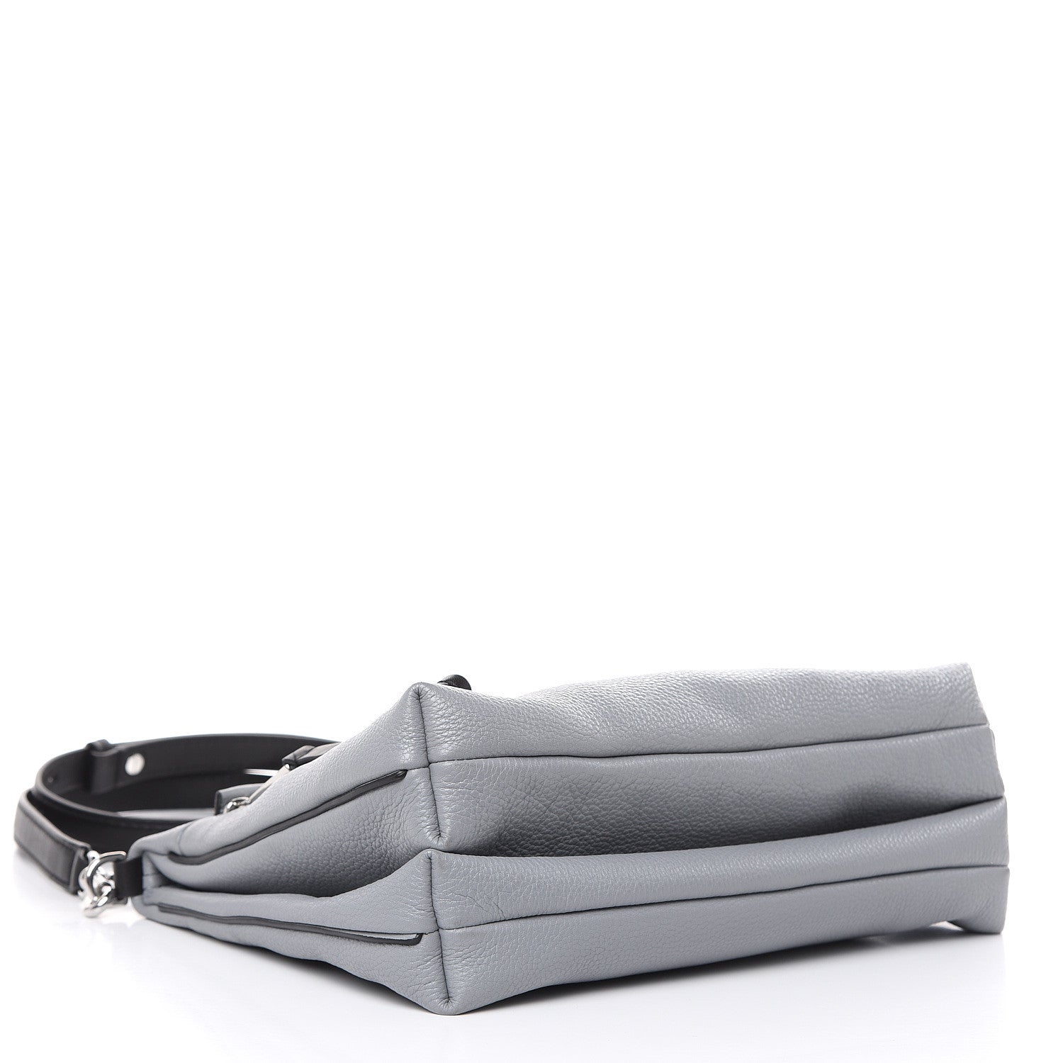 Marc Jacobs Calfskin Two Fold Shoulder Bag Rock Grey 4 of 10