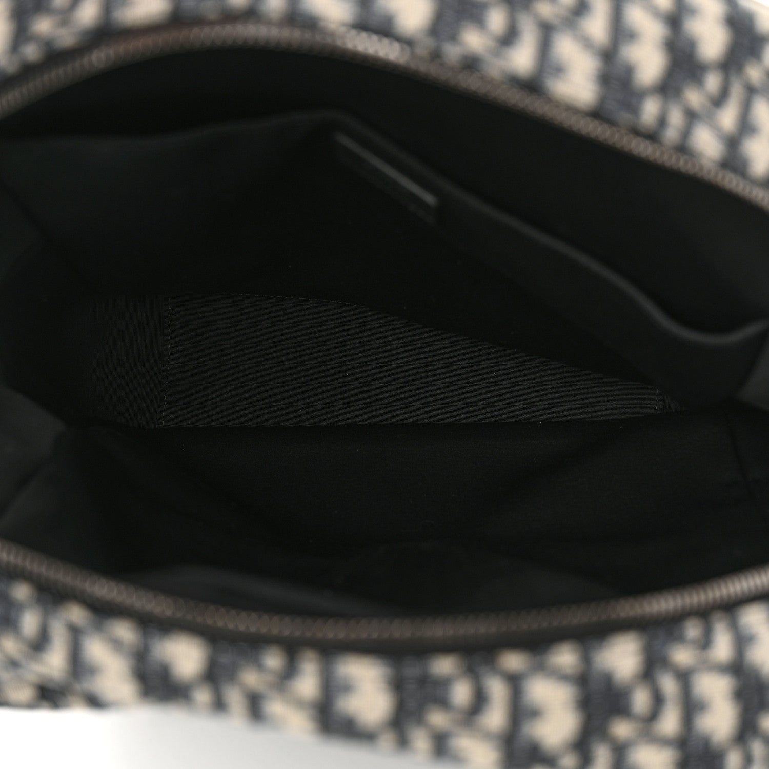Christian Dior Oblique Calfskin Rider Backpack Beige Black 5 of 10