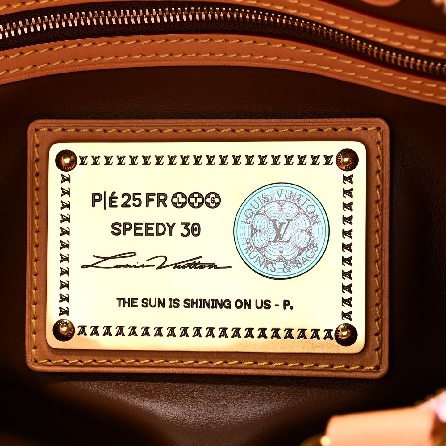 Calfskin Monogram Speedy P9 Bandouliere 30 Candy