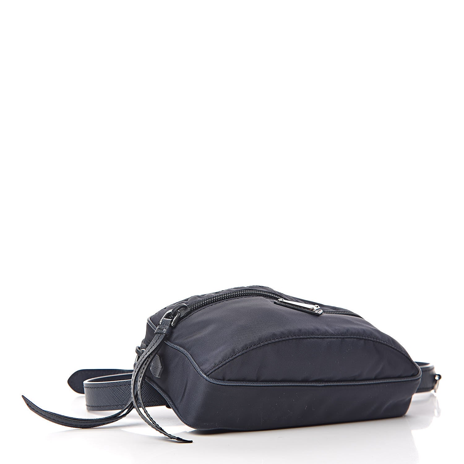 Prada Tessuto Nylon Saffiano Belt Bag Blue 4 of 9