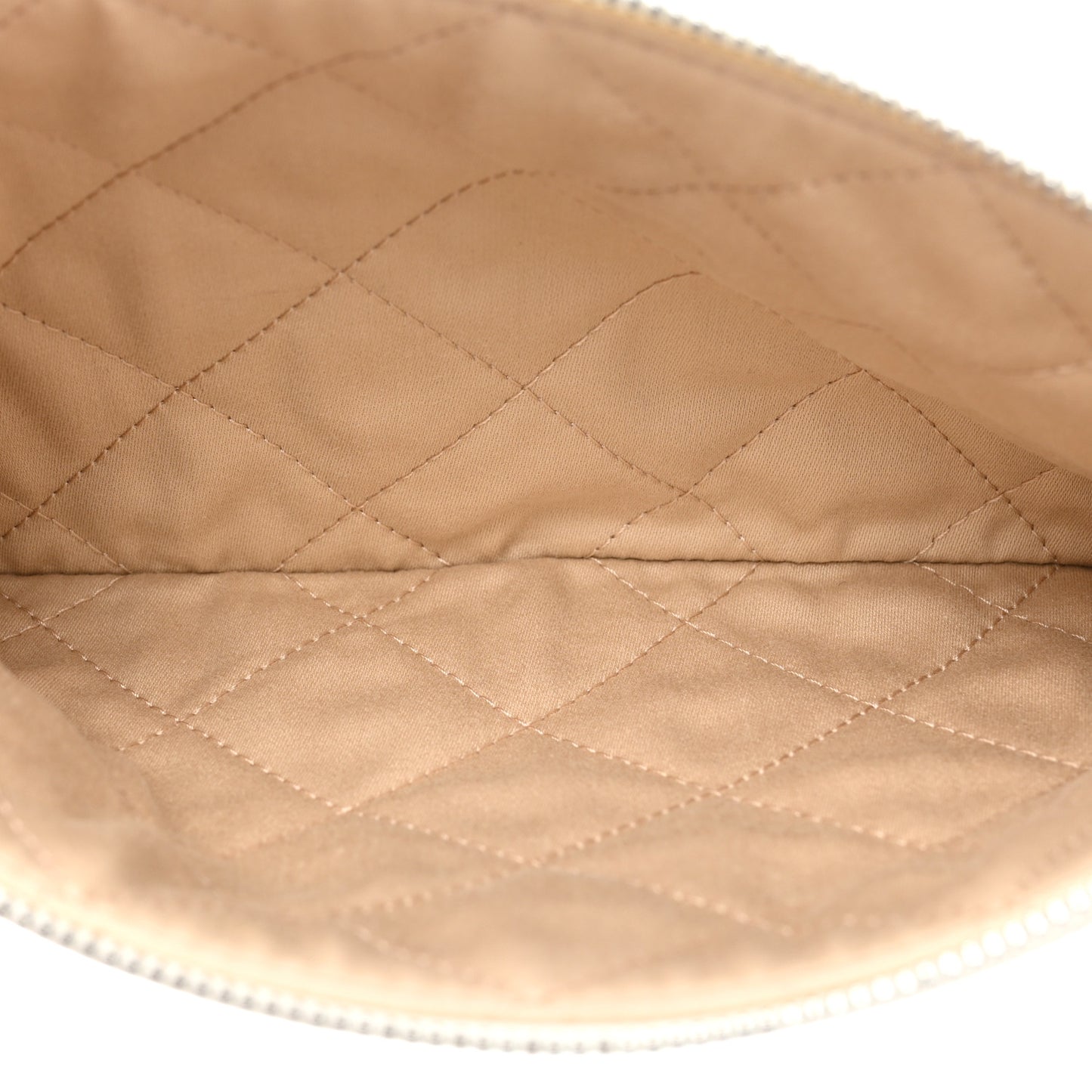 Shiny Calfskin Quilted Small Rainbow Chanel 22 White