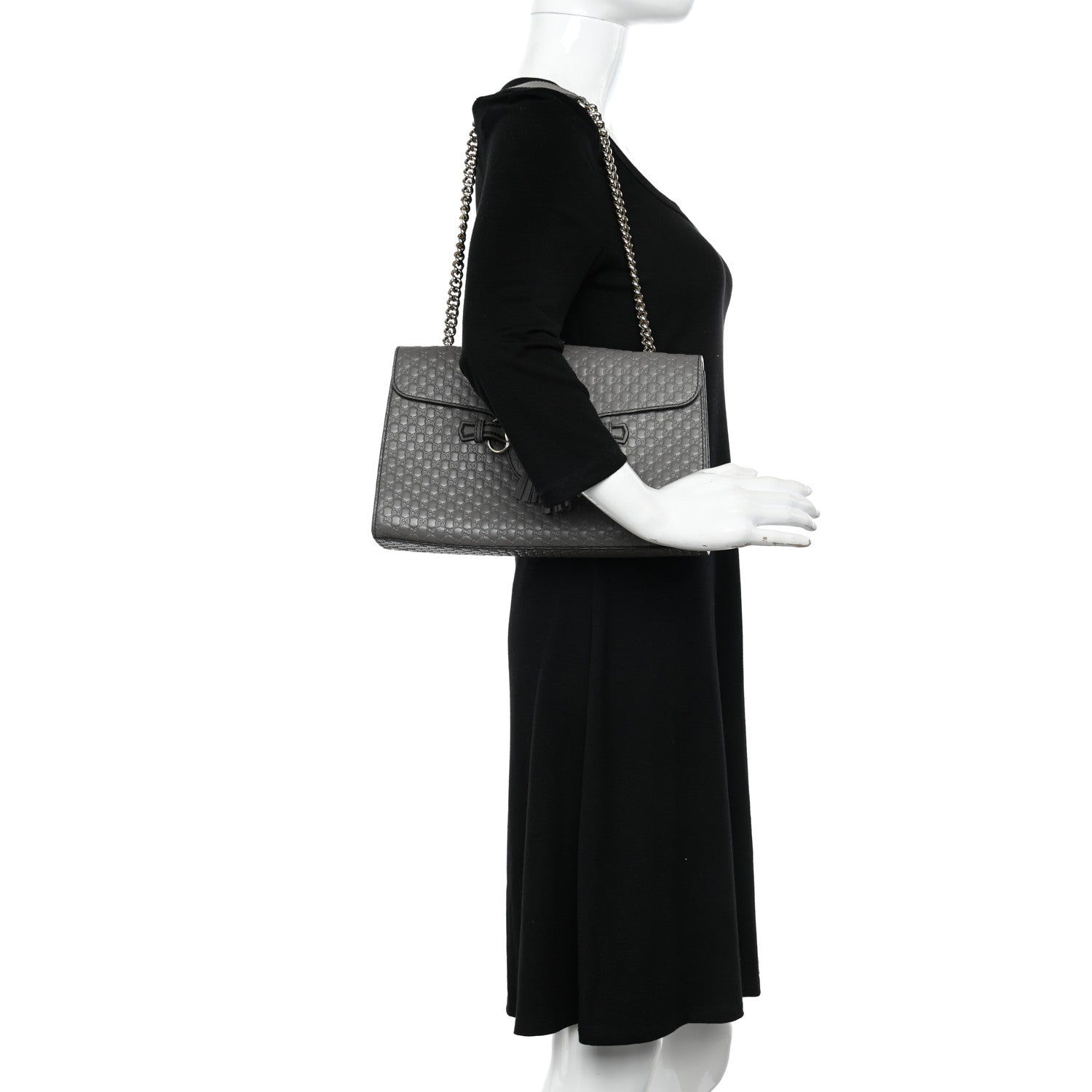 Gucci Soft Microguccissima Medium Emily Chain Shoulder Bag Loess 2 of 10