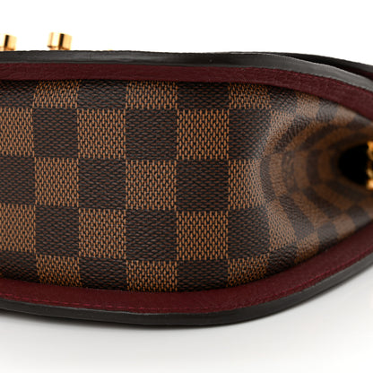 Louis Vuitton Damier Ebene Cuir Taurillon Wight Bordeaux 9 of 9