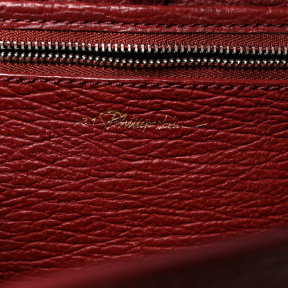 3.1 Phillip Lim Textured Calfskin Medium Pashli Satchel Burgundy 6 of 9