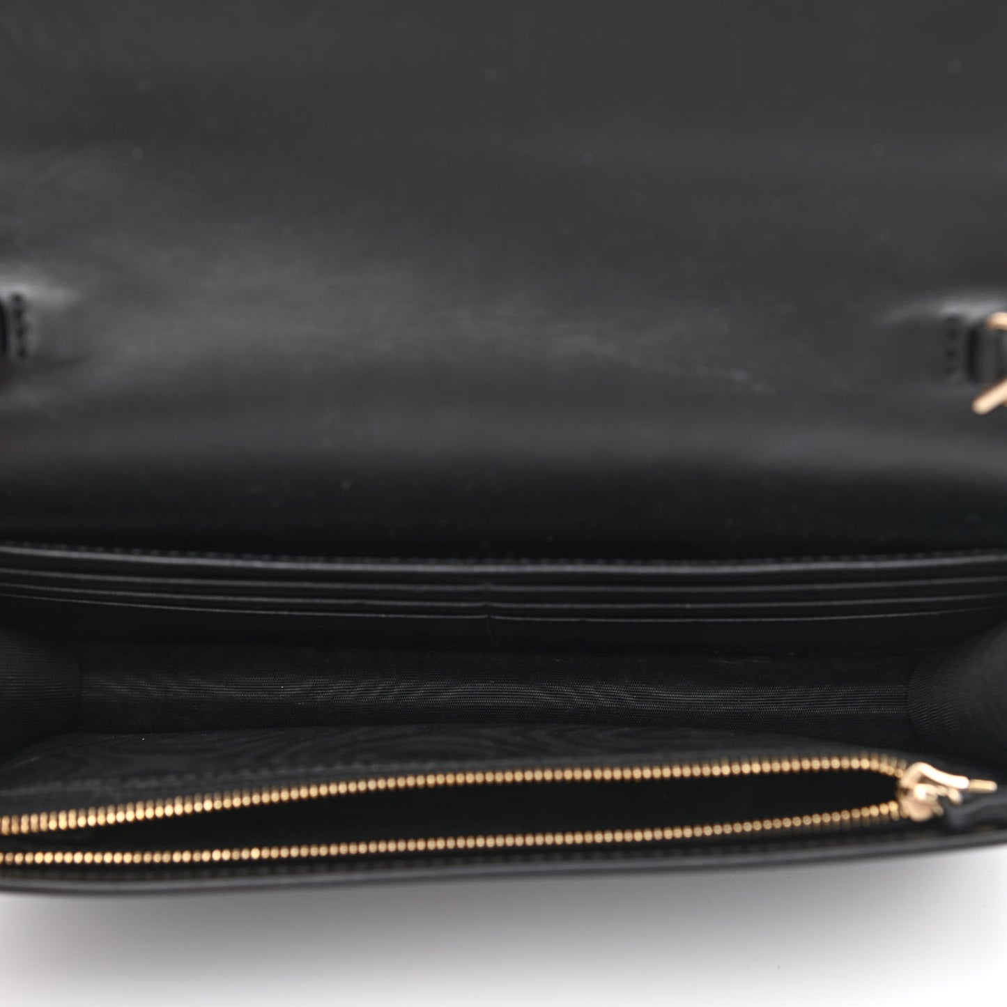 Guccissima Signature Bowy Chain Wallet Black