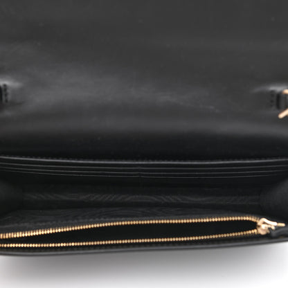 Gucci Guccissima Signature Bowy Chain Wallet Black 5 of 12
