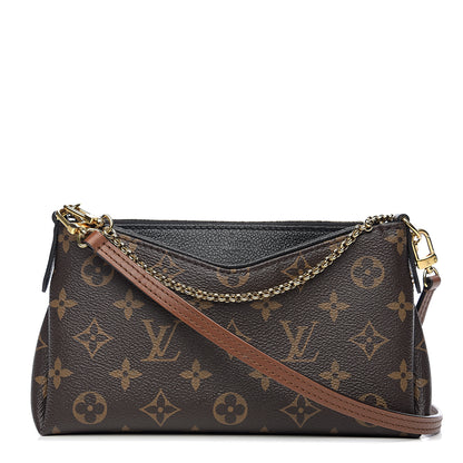 Louis Vuitton Monogram Pallas Clutch Black 1 of 8