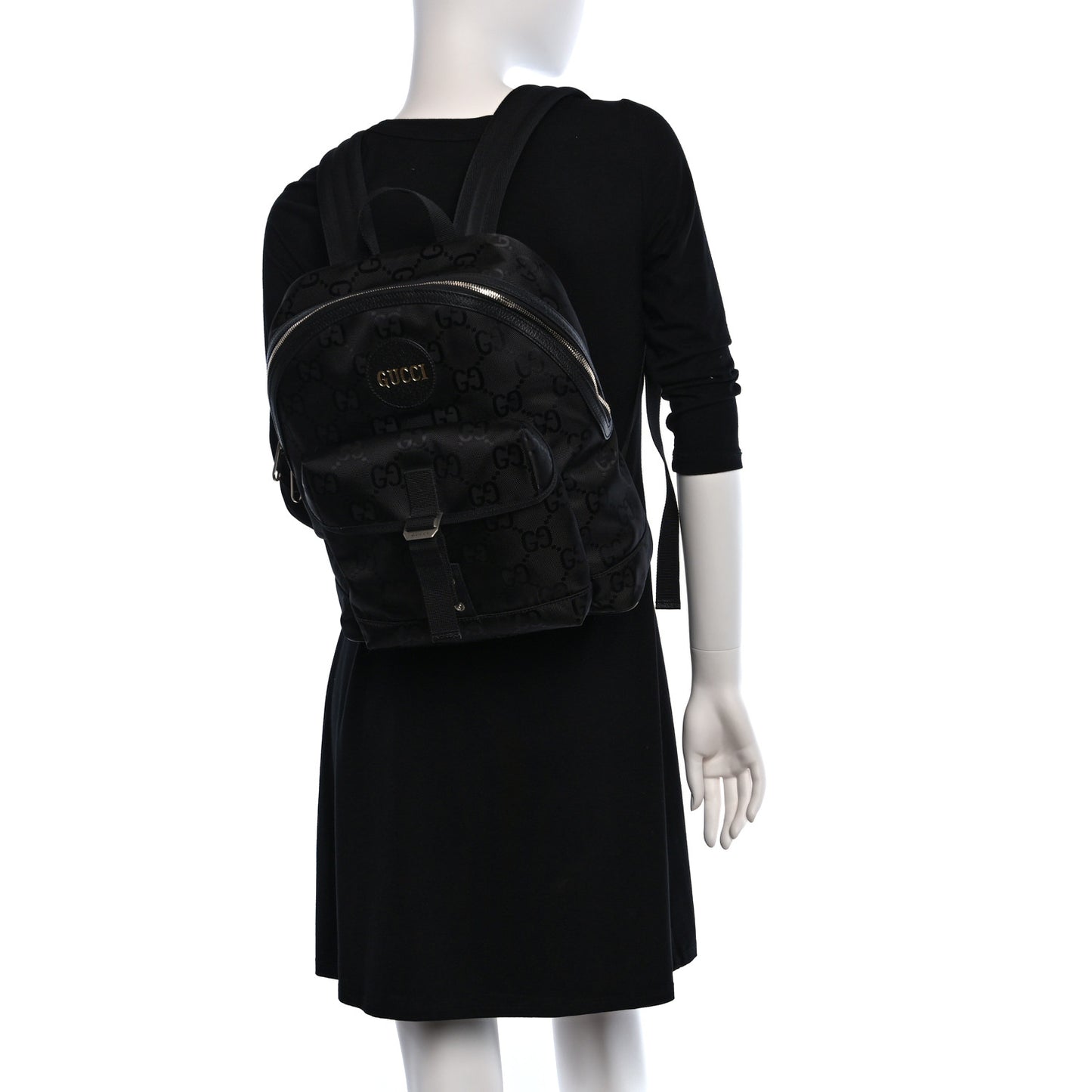 Econyl Nylon Monogram Off The Grid Backpack Black