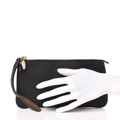 Gucci Monogram Jolicoeur Pochette Black 2 of 8