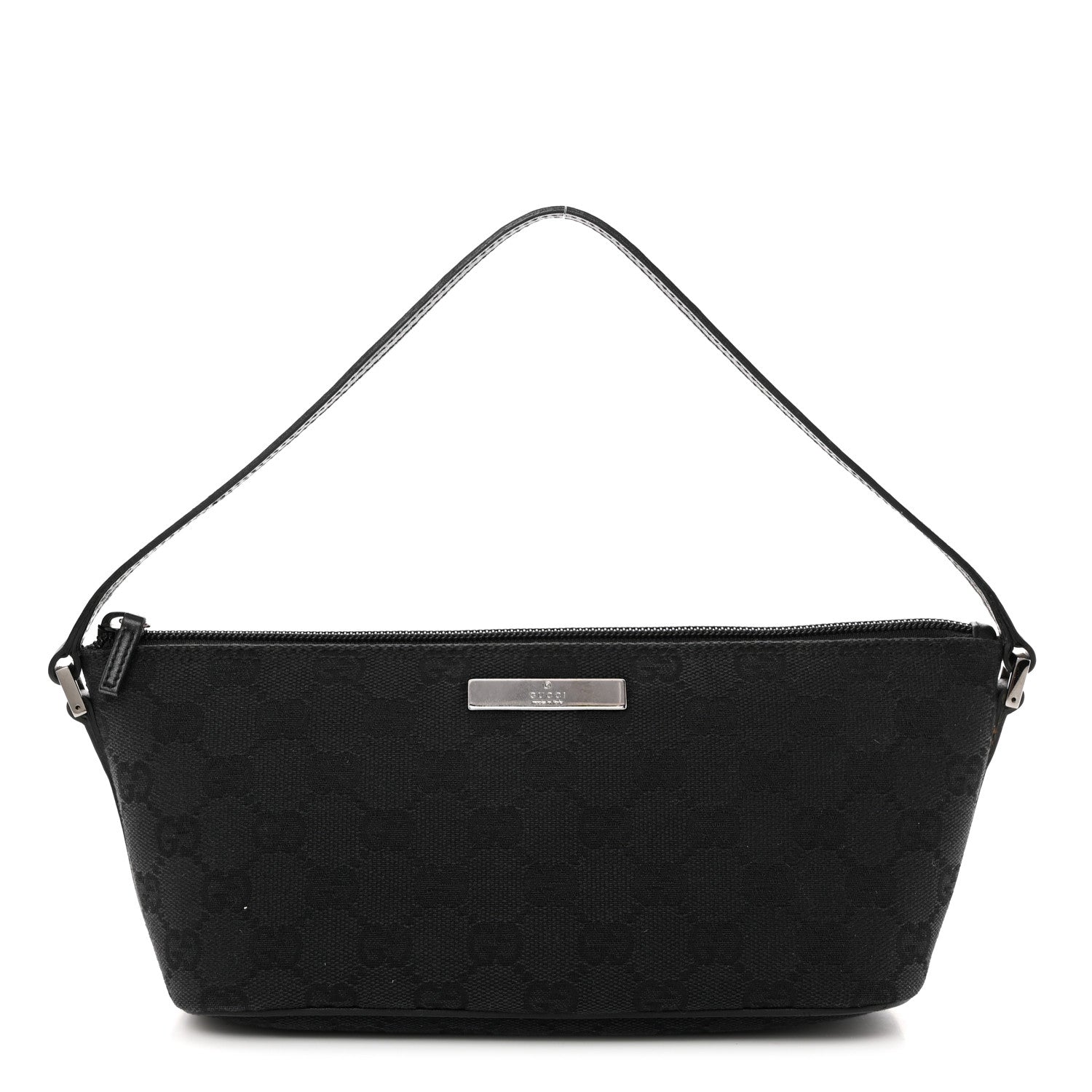 Gucci Monogram Boat Pochette Black 1 of 10