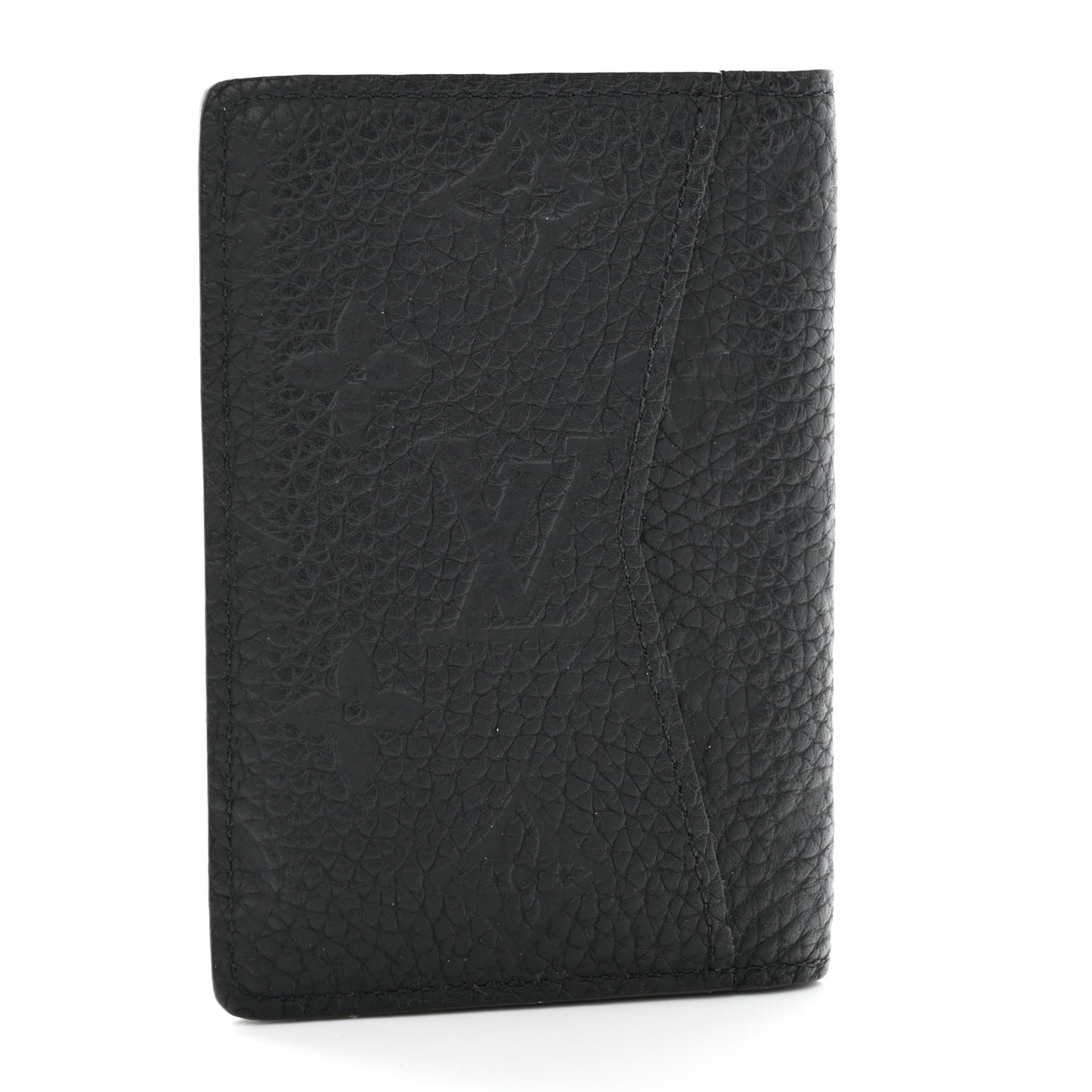 Taurillon Monogram Pocket Organizer Black
