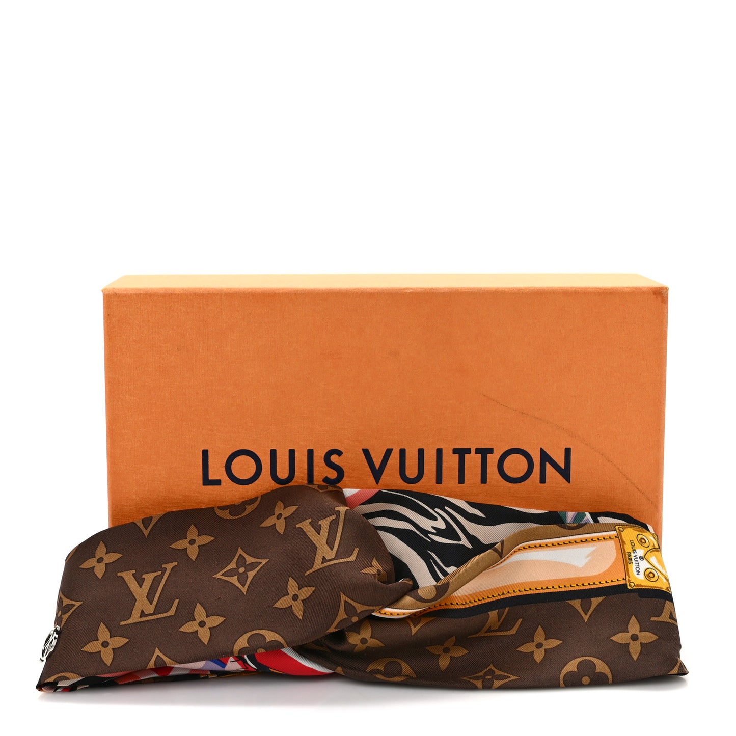Silk Monogram Be Mindful Turban Headband