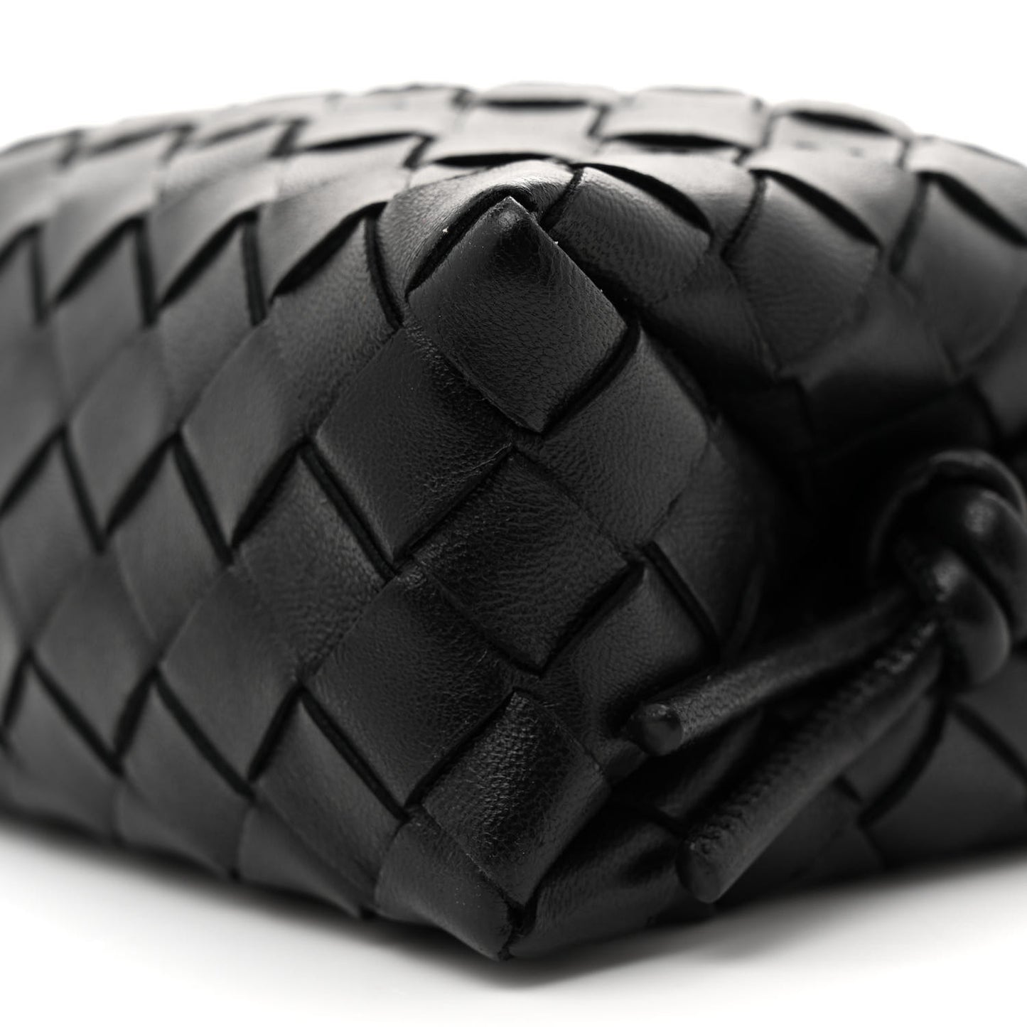 Nappa Intrecciato Mini Loop Camera Bag Black