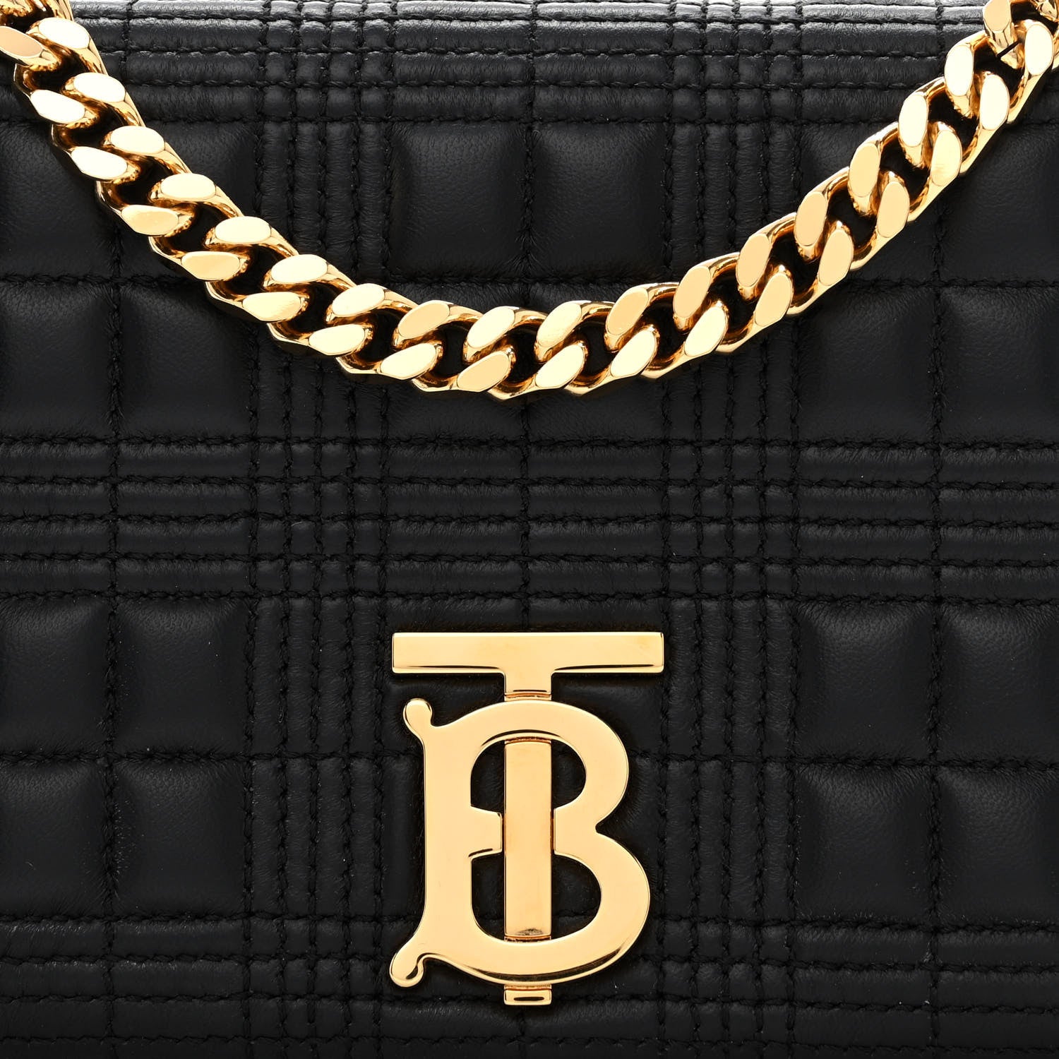 Burberry Lambskin Quilted Small Lola Bag Black 8 of 11