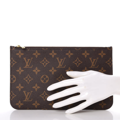 Louis Vuitton Monogram Neverfull MM GM Pochette 2 of 7