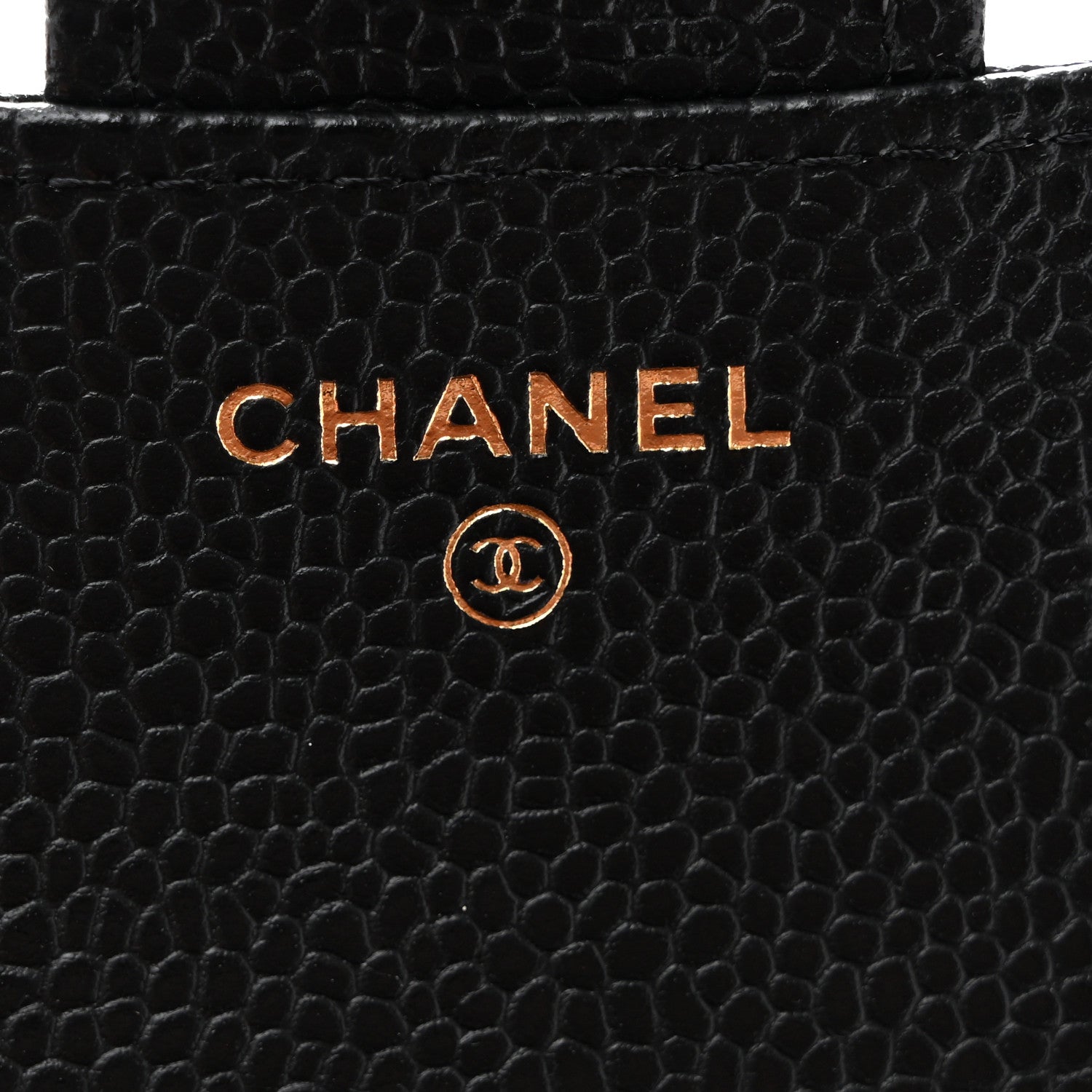 Chanel Caviar Quilted Compact Flap Wallet Black 6 of 8