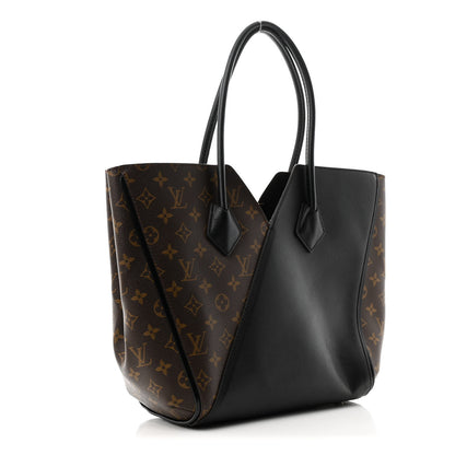 Louis Vuitton Calfskin Monogram Kimono Tote Black 3 of 10