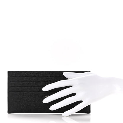 Louis Vuitton Calfskin Felicie Chain Wallet Card Holder Insert Black 2 of 6