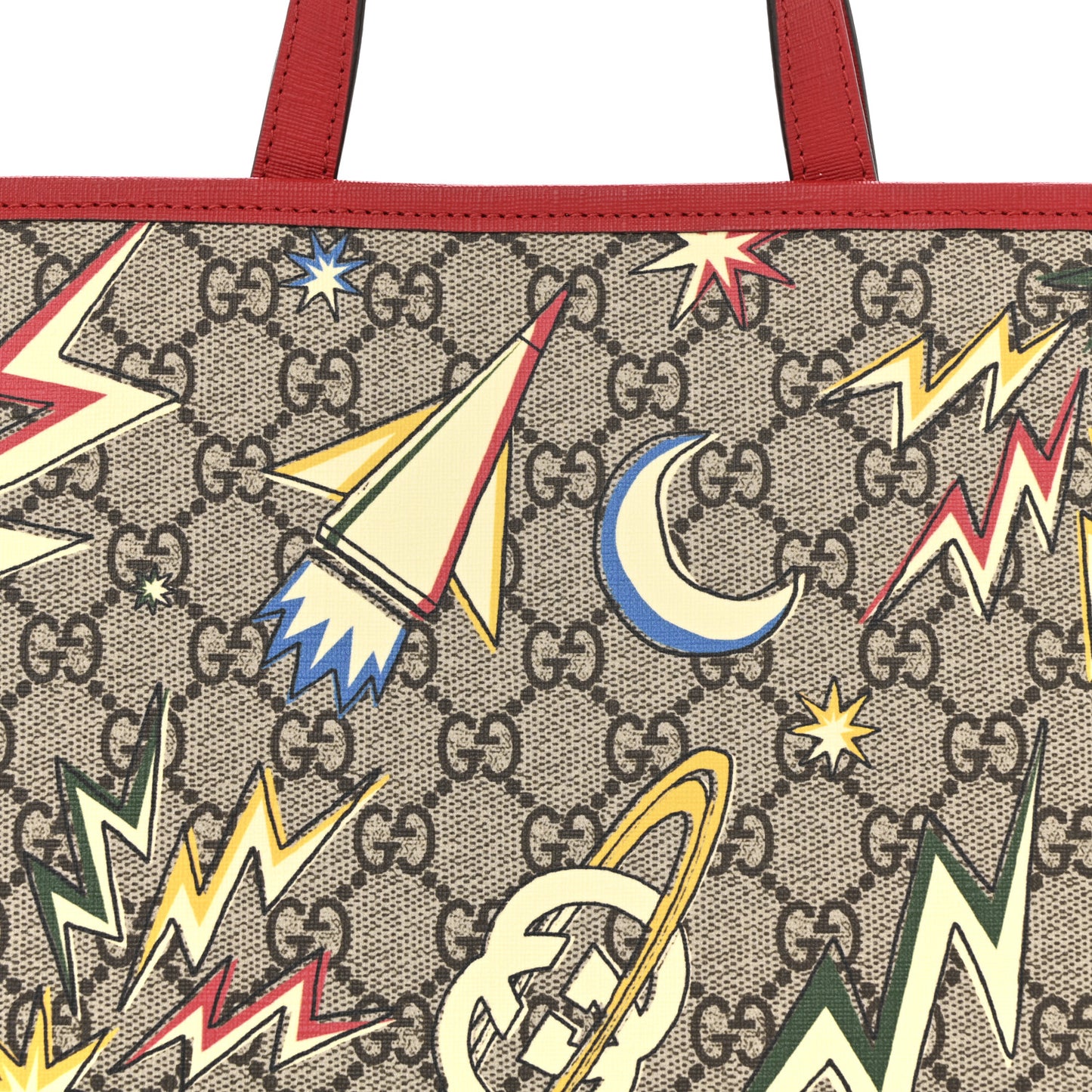 GG Supreme Monogram Space Childrens Tote