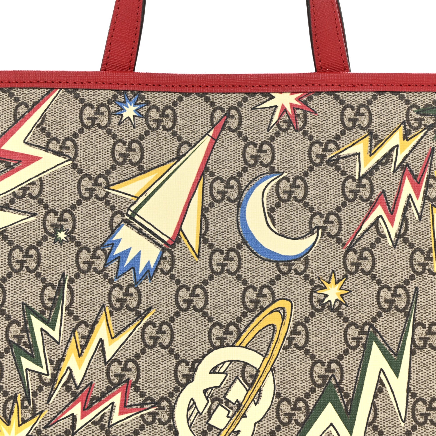 Gucci GG Supreme Monogram Space Childrens Tote 8 of 10
