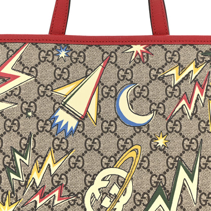 Gucci GG Supreme Monogram Space Childrens Tote 8 of 10