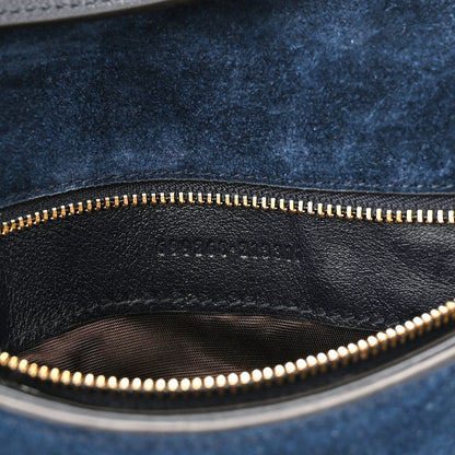 Gucci Suede Talco Roxy Calfskin Blondie Chain Shoulder Flap Bag Blondie Blue 8 of 12