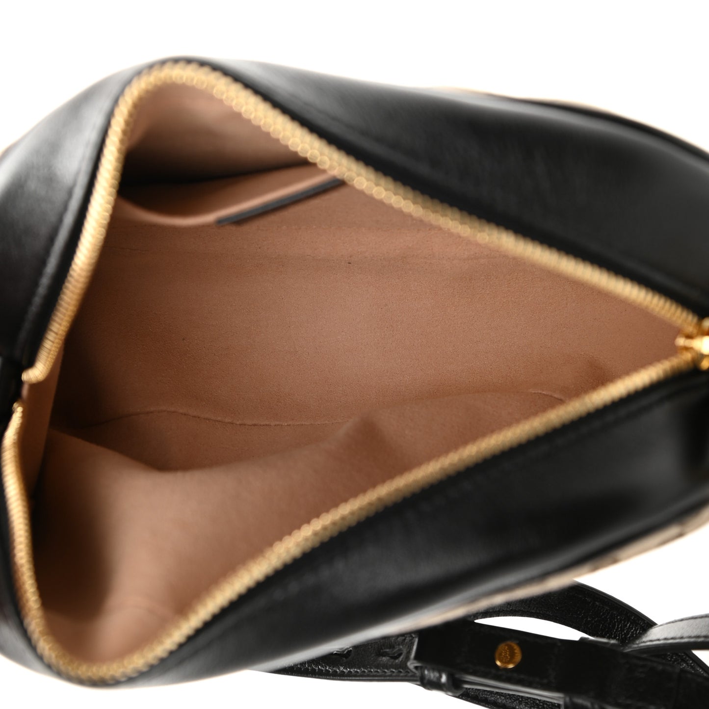 Monogram Matelasse Diagonal Small GG Marmont Chain Shoulder Bag Beige Black