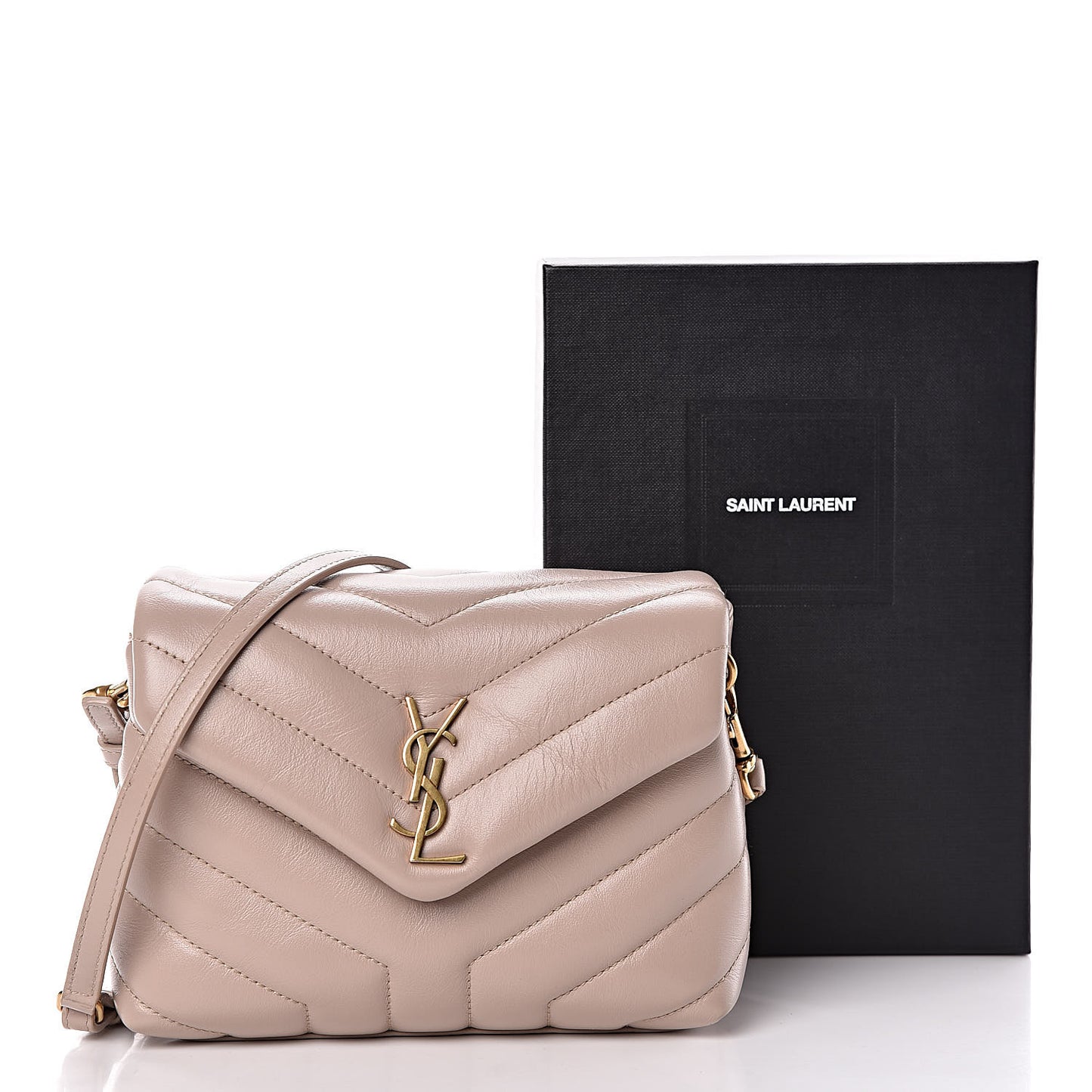 Calfskin Y Quilted Monogram Toy Loulou Crossbody Bag Marble Pink