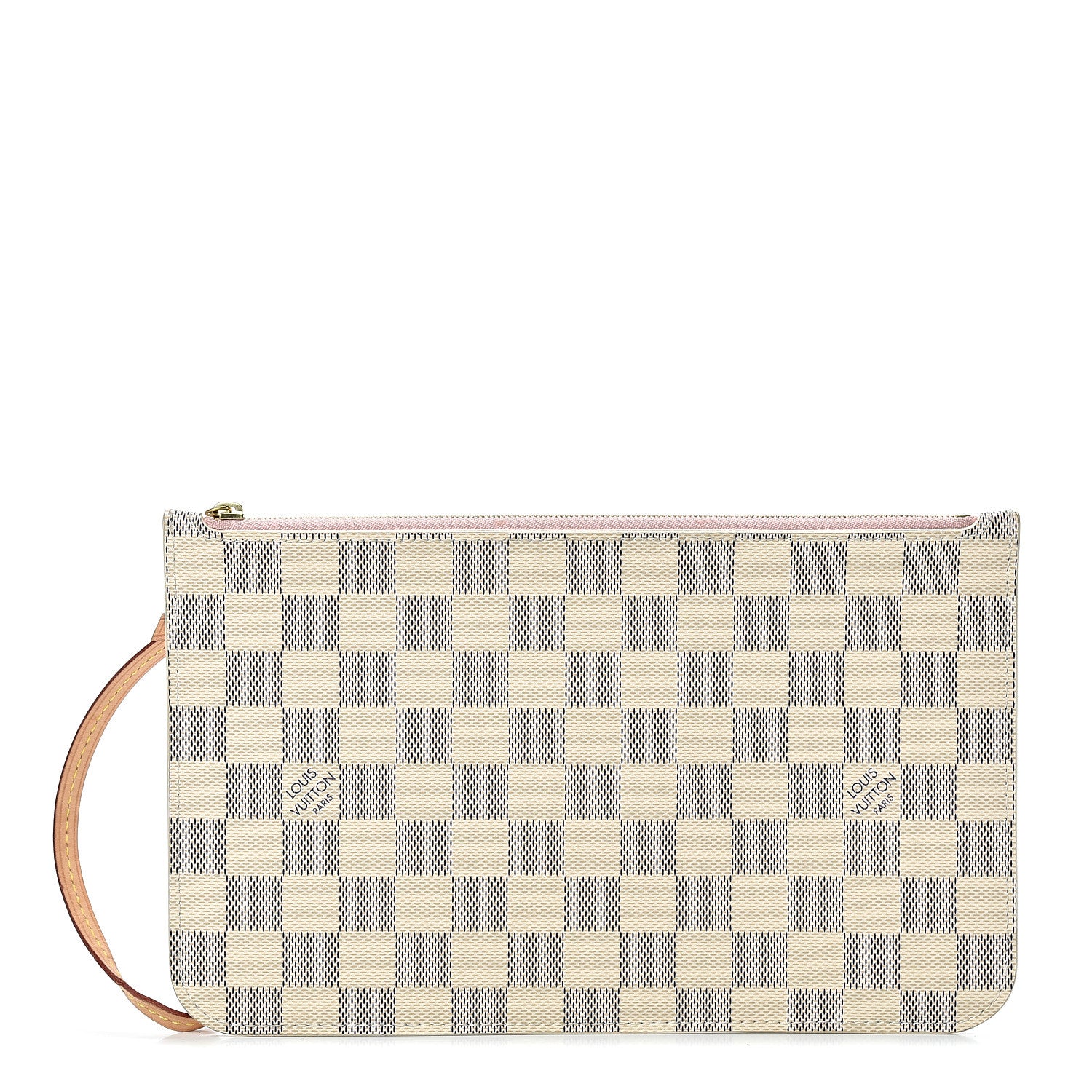 Louis Vuitton Damier Azur Neverfull MM GM Pochette Rose Ballerine 1 of 10