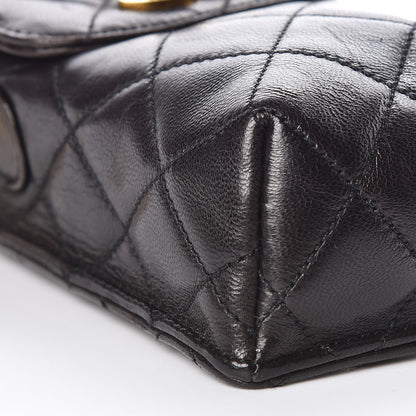 Chanel Lambskin Quilted Phone Holder Black 10 of 11