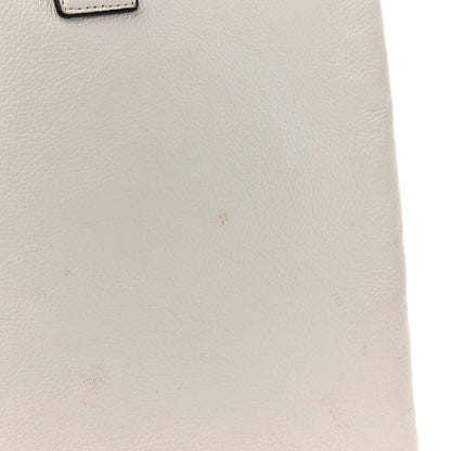 Marc Jacobs Grained Calfskin Wingman Shopping Tote White 11 of 15