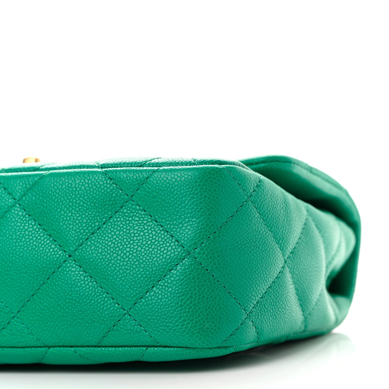 Chanel Caviar Quilted Sweetheart Flap Green 8 of 11