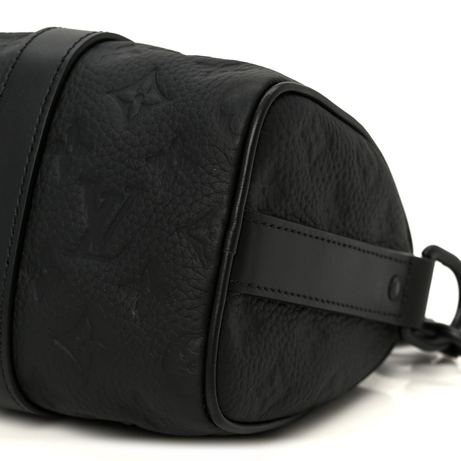 Louis Vuitton Monogram Taurillon Keepall Bandouliere 25 Black 10 of 10