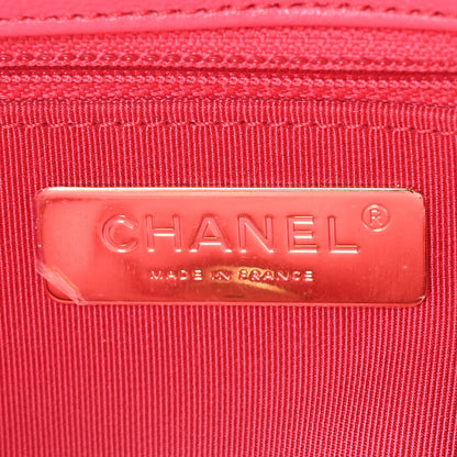 Chanel Lambskin Quilted Large Chanel 19 Flap Dark Pink 6 of 11