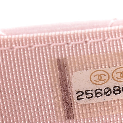 Chanel Lambskin Quilted Flap Card Holder Light Pink 8 of 9