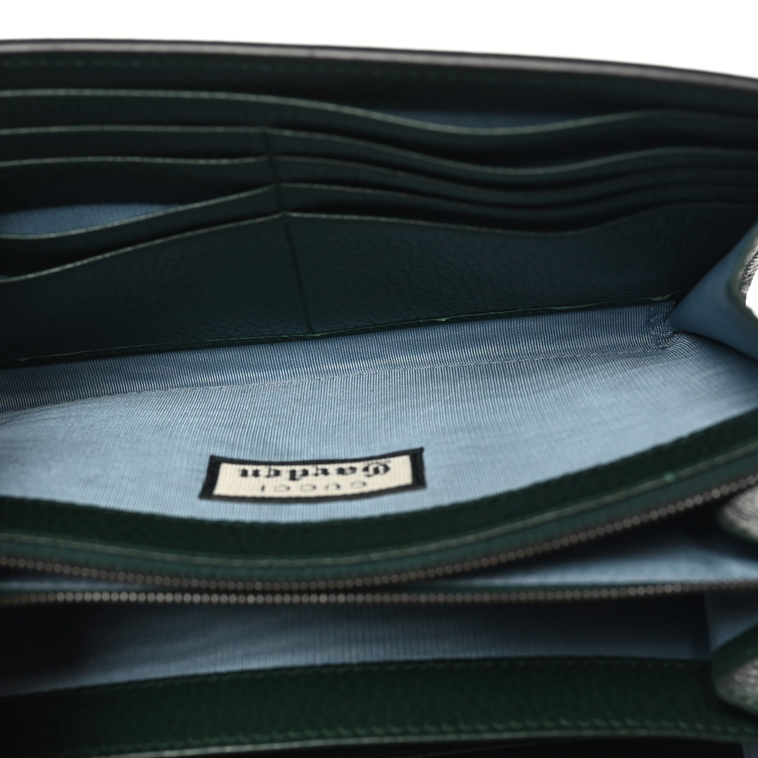 Gucci Calfskin Garden Dionysus Chain Wallet Emerald 6 of 11