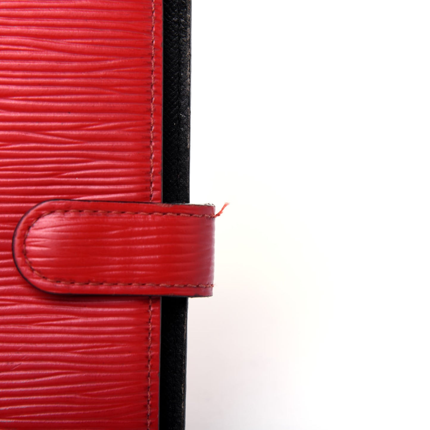 Epi Small Ring Agenda Cover Castillan Red