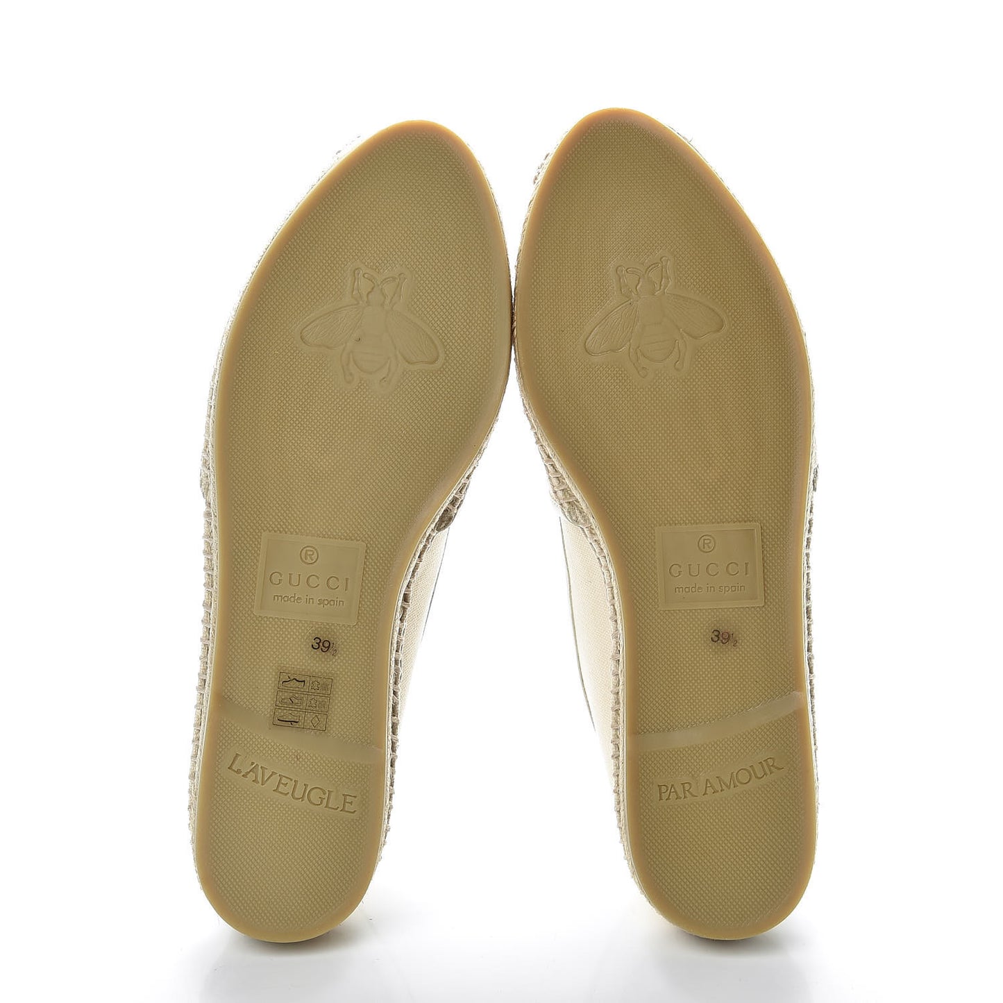 Canvas Logo Espadrilles 39.5 Greggio White