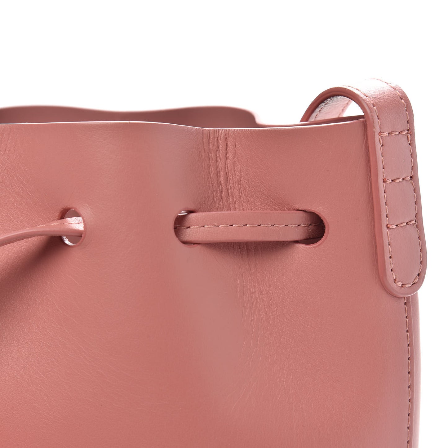 Calfskin Mini Mini Bucket Bag Blush