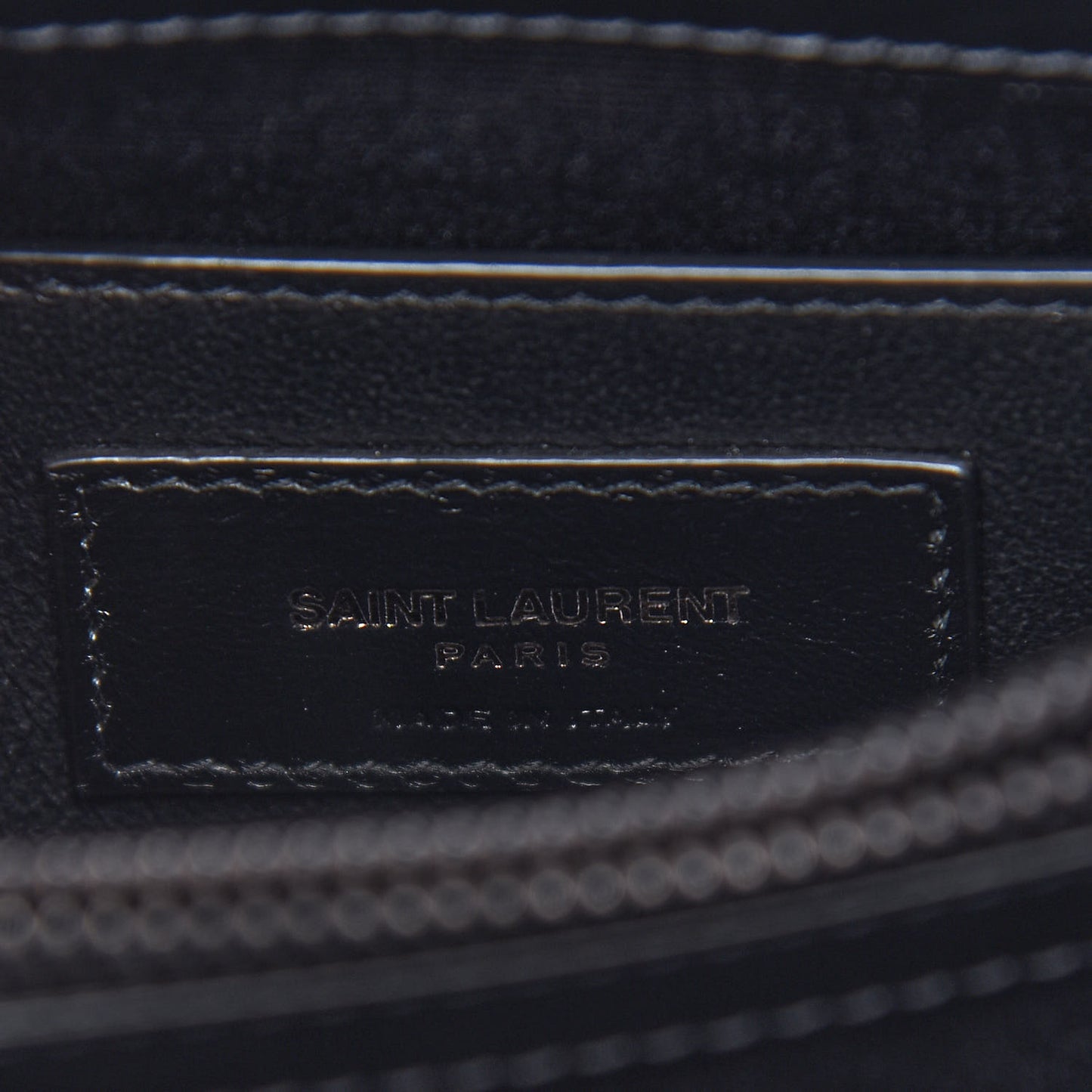Calfskin Y Quilted Monogram Small Loulou Chain Satchel Black