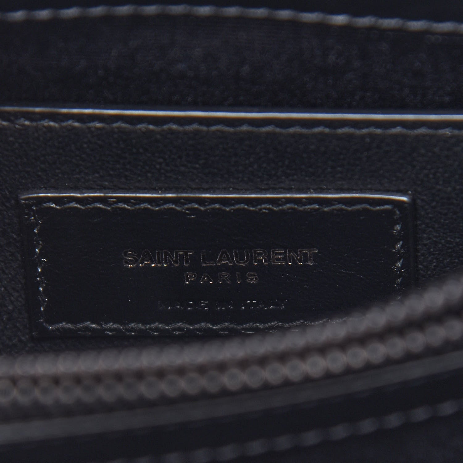 Saint Laurent Calfskin Y Quilted Monogram Small Loulou Chain Satchel Black 6 of 9