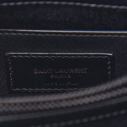 Saint Laurent Calfskin Y Quilted Monogram Small Loulou Chain Satchel Black 6 of 9
