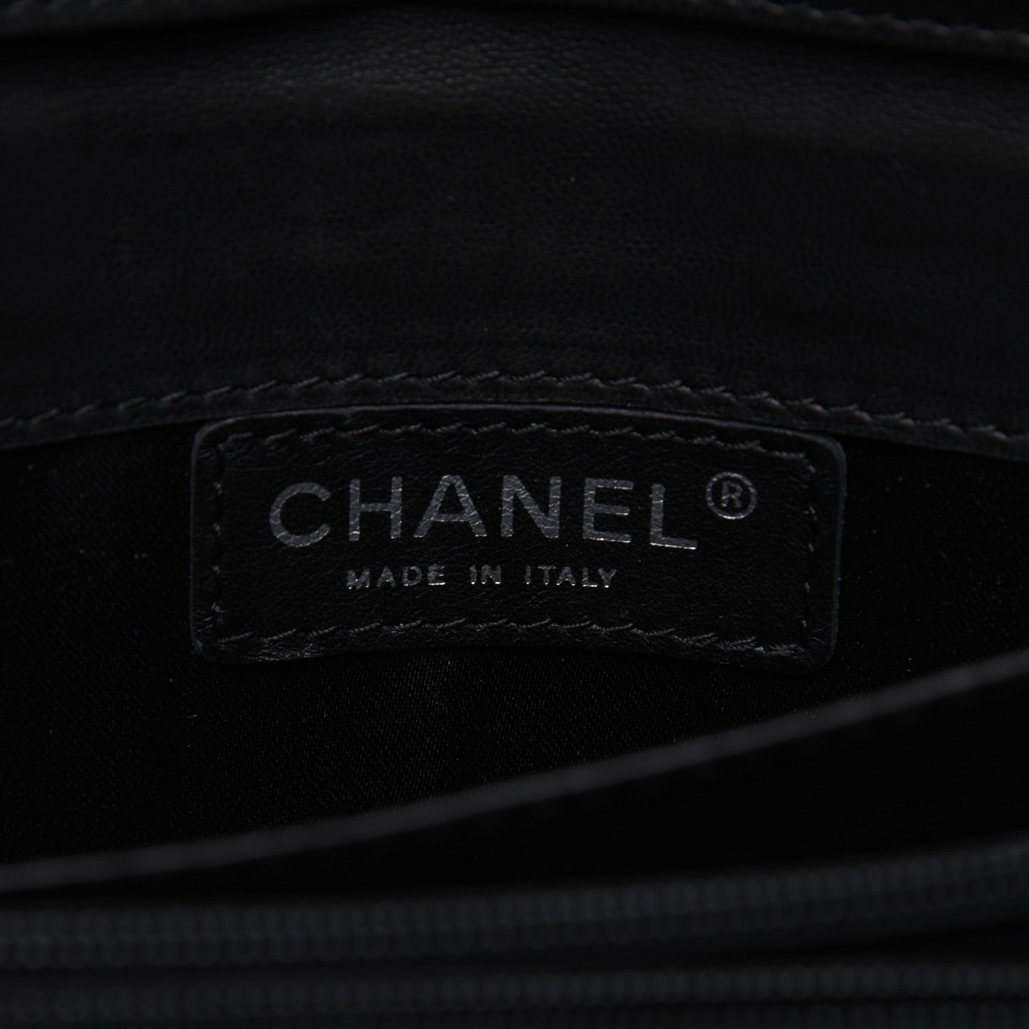 Chanel Patent Calfskin Quilted Flap Clutch With Chain Black 8 of 14
