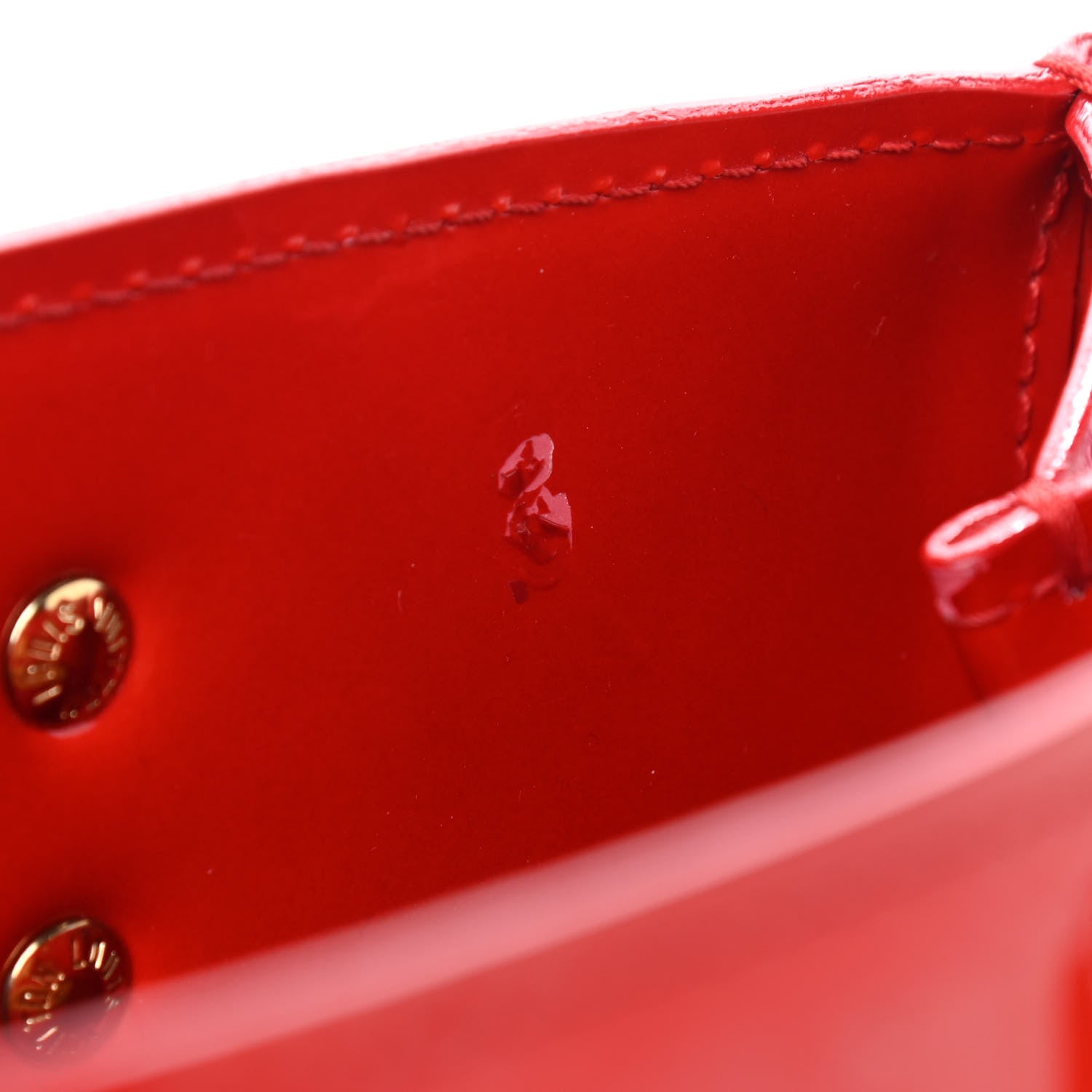 Louis Vuitton Vernis Reade PM Rouge 10 of 13