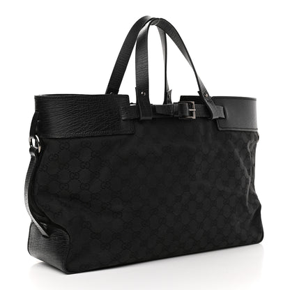 Gucci Monogram Large Tote Black 2 of 10