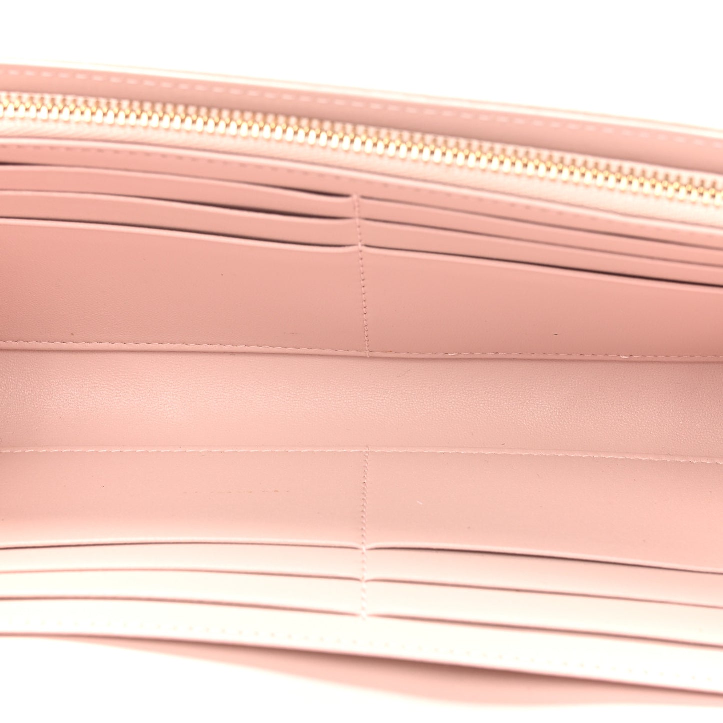 Grained Calfskin Diorama Croisiere Chain Wallet Rose Poudre
