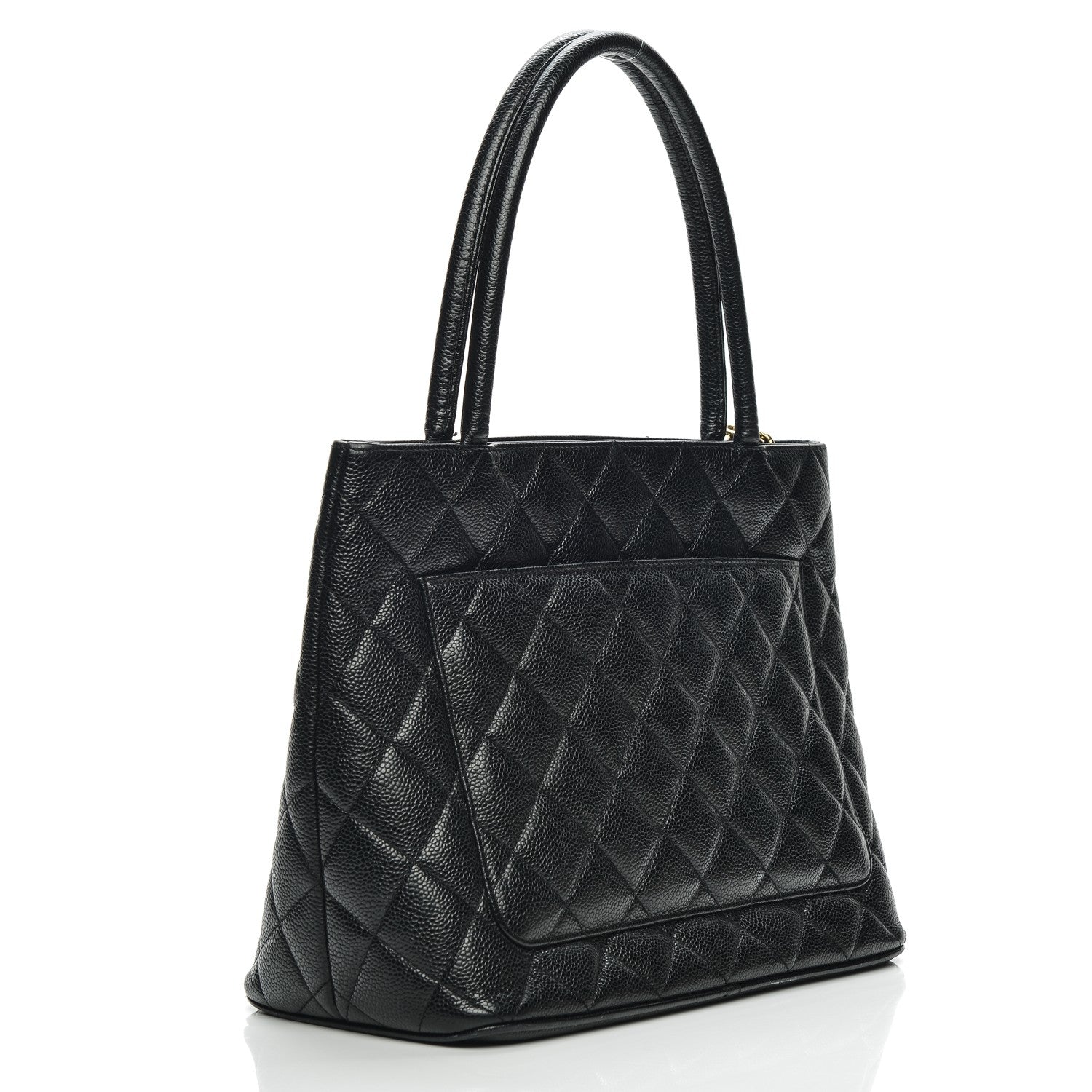 Chanel Caviar Medallion Tote Black 3 of 9