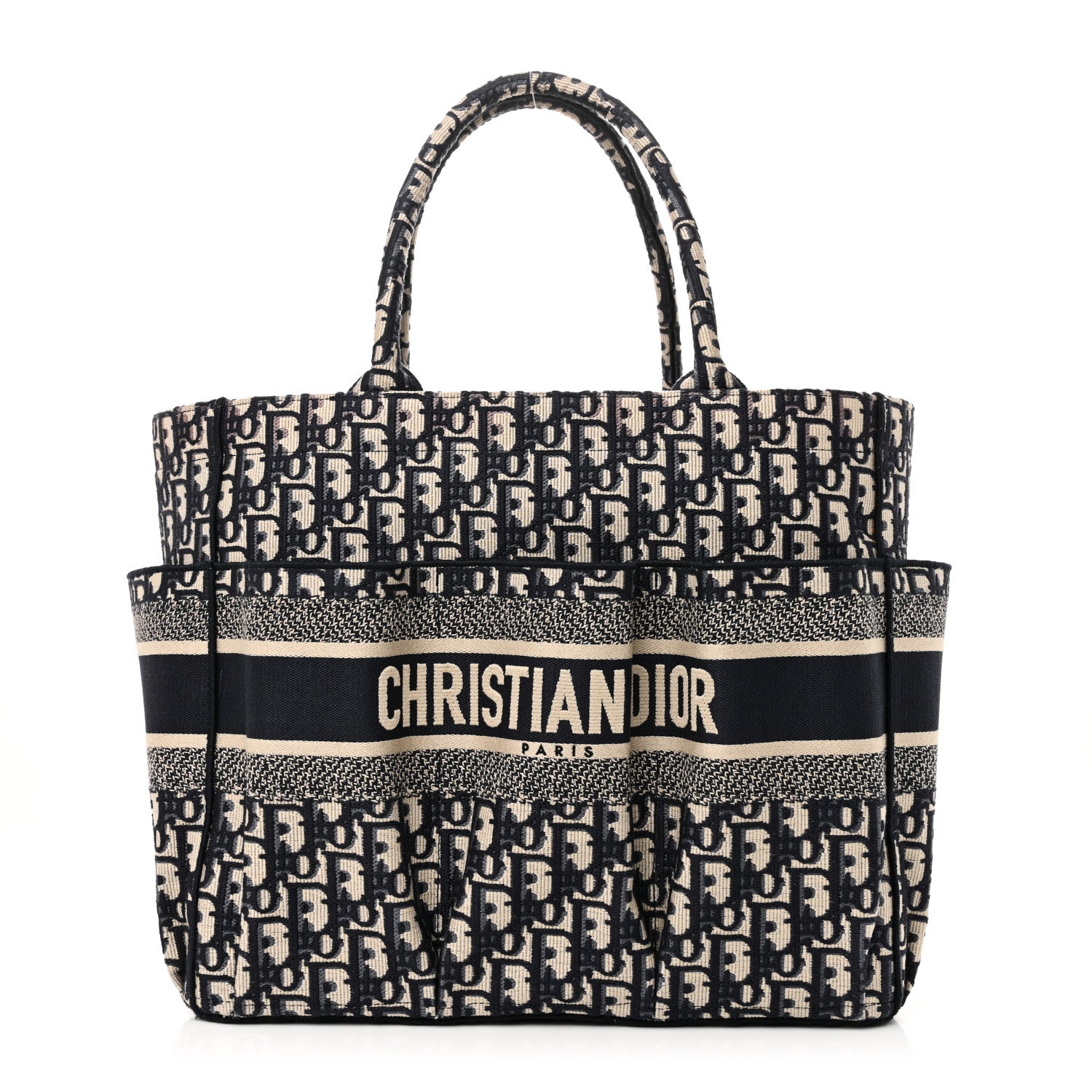 Christian Dior Oblique Catherine Tote Blue 1 of 10